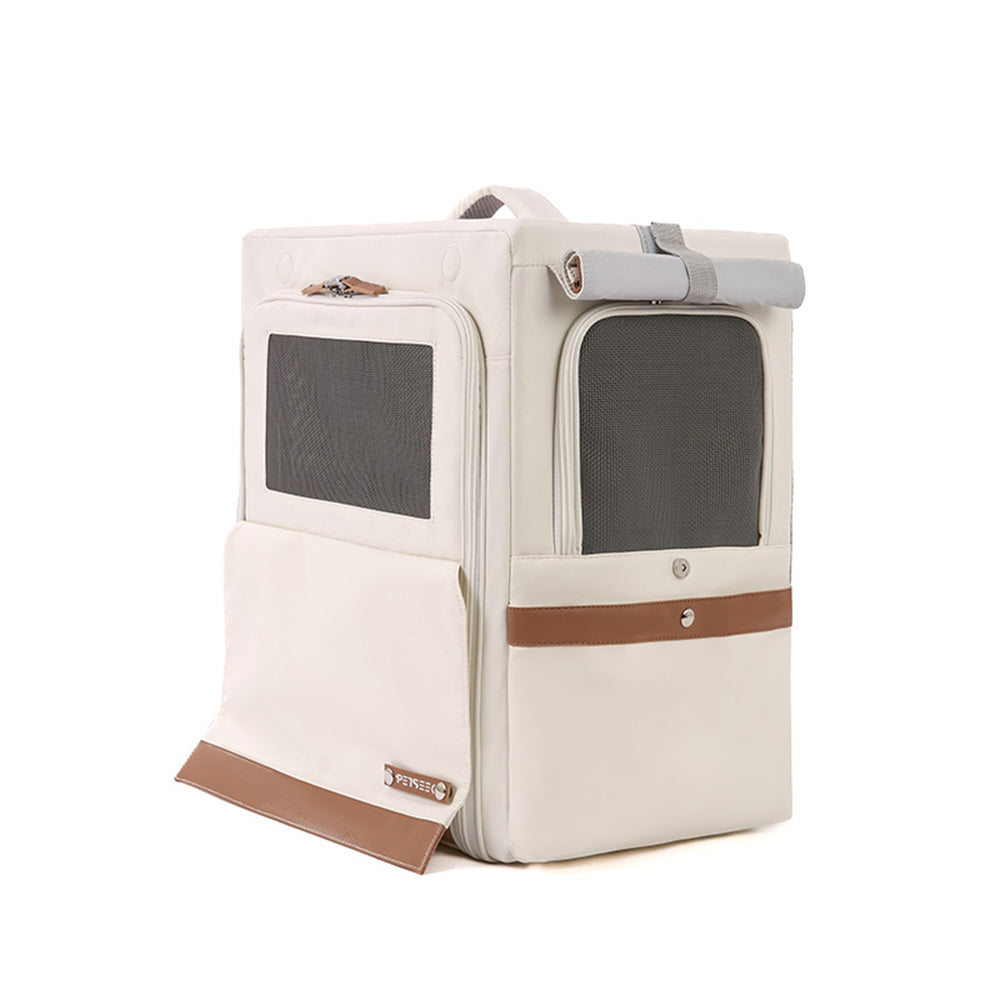 Large Oxford Fabric Pet Backpack & Trolley Case