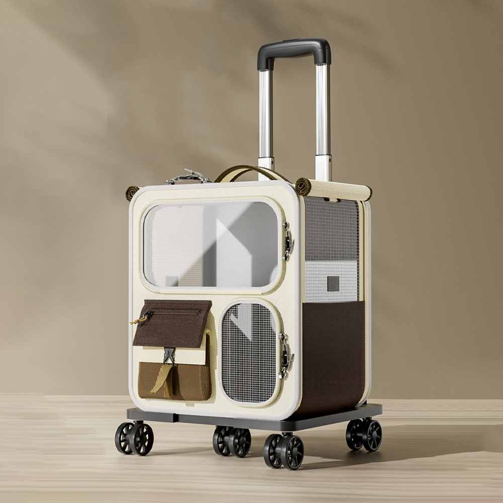 ZalloPaws Pet Carrier Trolley Bag