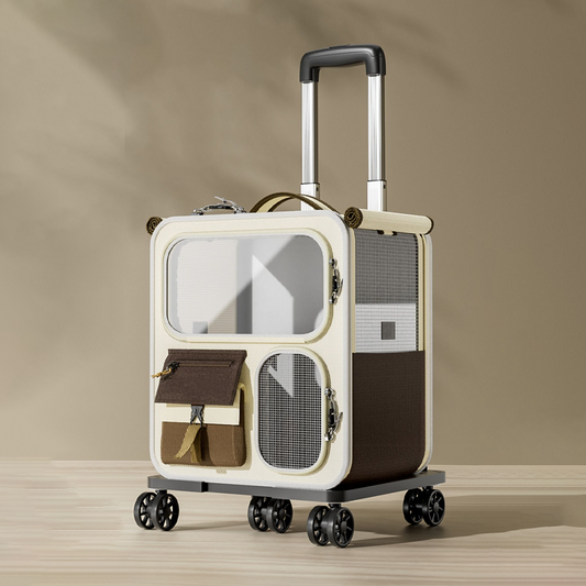 ZalloPaws Pet Carrier Trolley Bag
