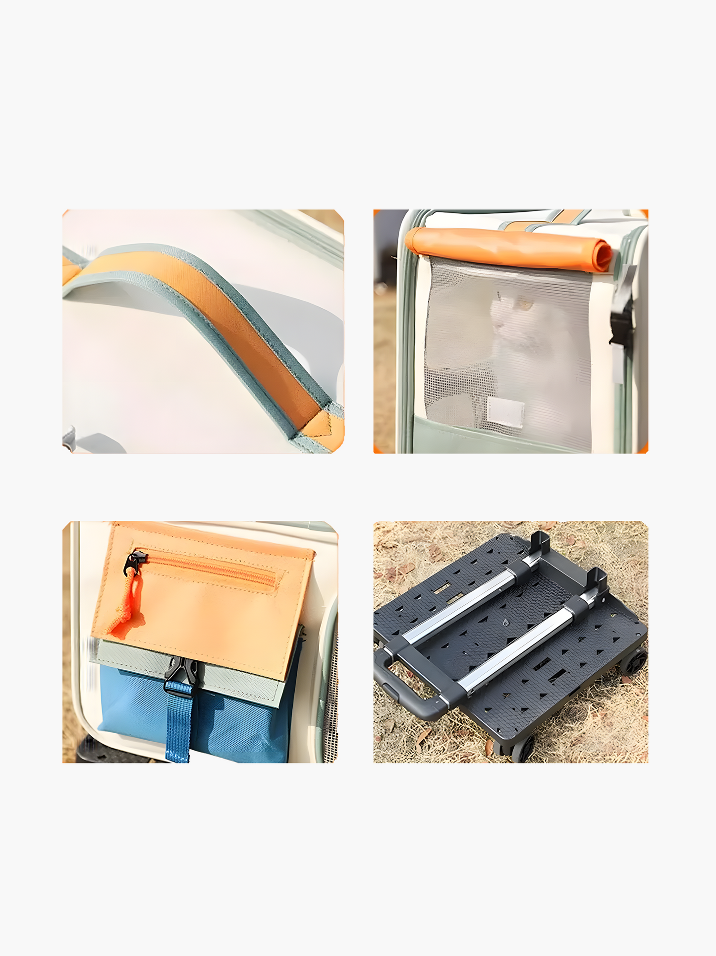 ZalloPaws Pet Carrier Trolley Bag