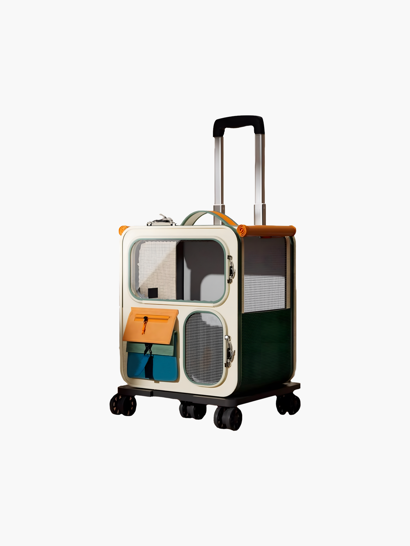 ZalloPaws Pet Carrier Trolley Bag