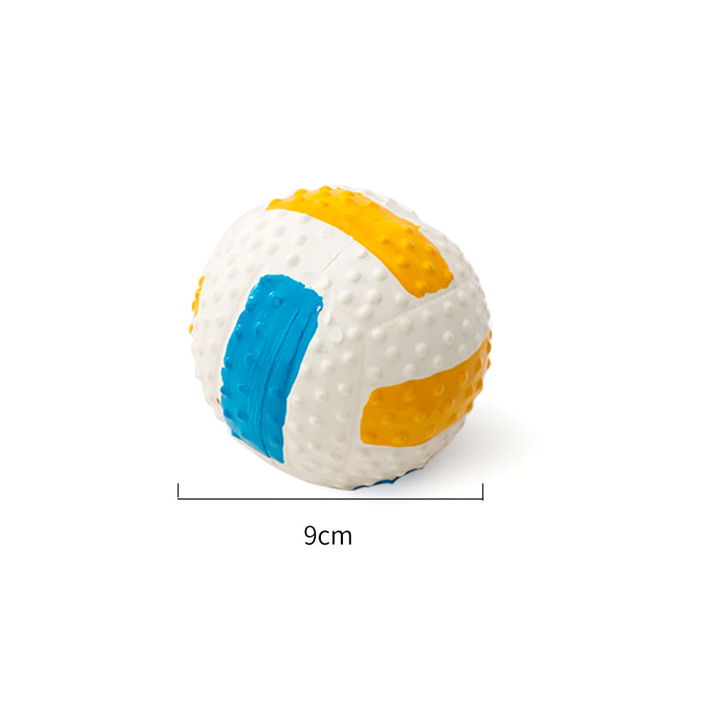 Squeaky Latex Dog Toy Ball