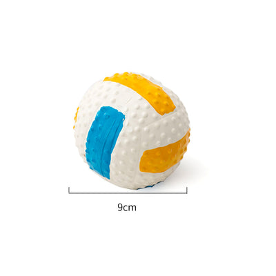 Squeaky Latex Dog Toy Ball