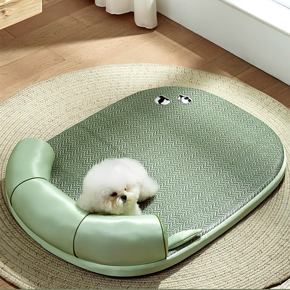 Summer Cooling Sofa Bed with Raised Neck Pillow