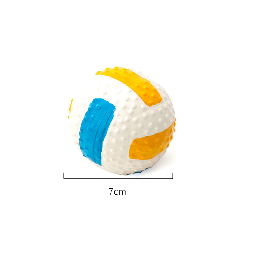 Squeaky Latex Dog Toy Ball