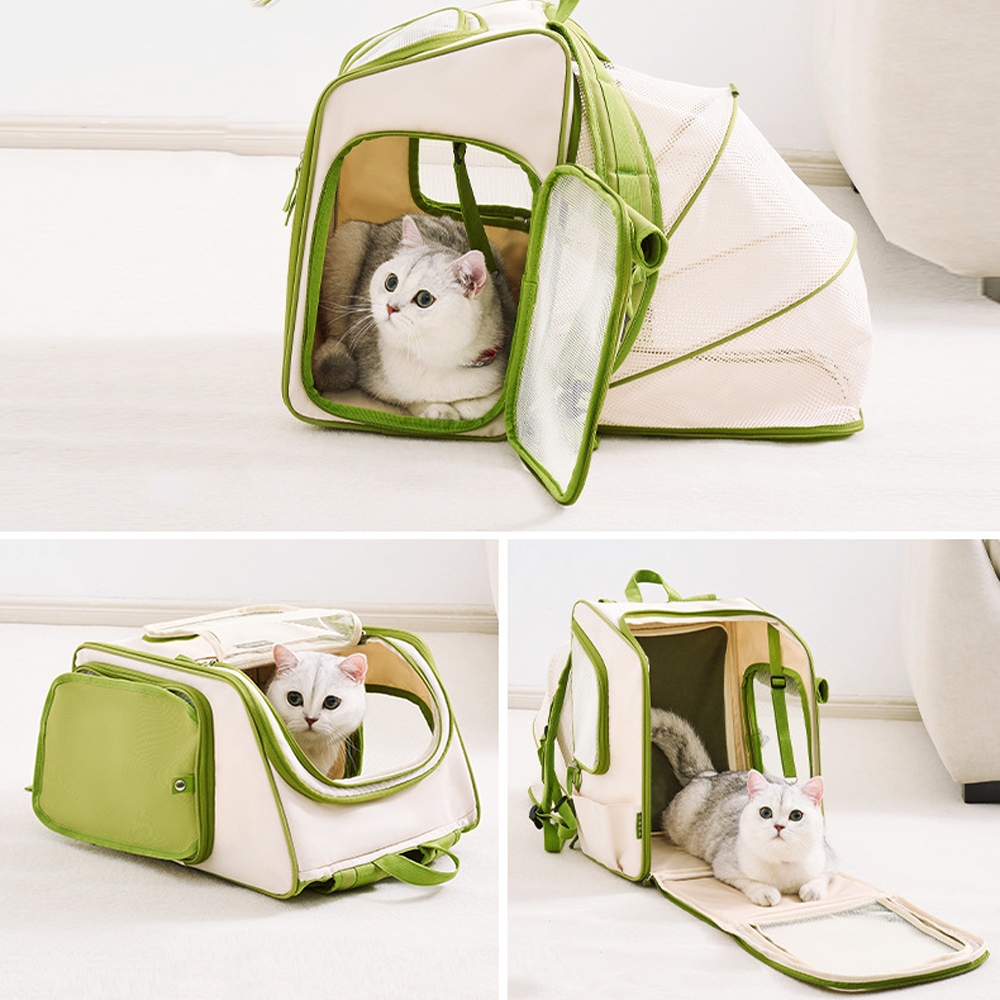 Expandable Pet Backpack – Lightweight, Spacious & Foldable