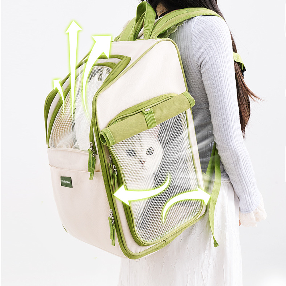 Expandable Pet Backpack – Lightweight, Spacious & Foldable