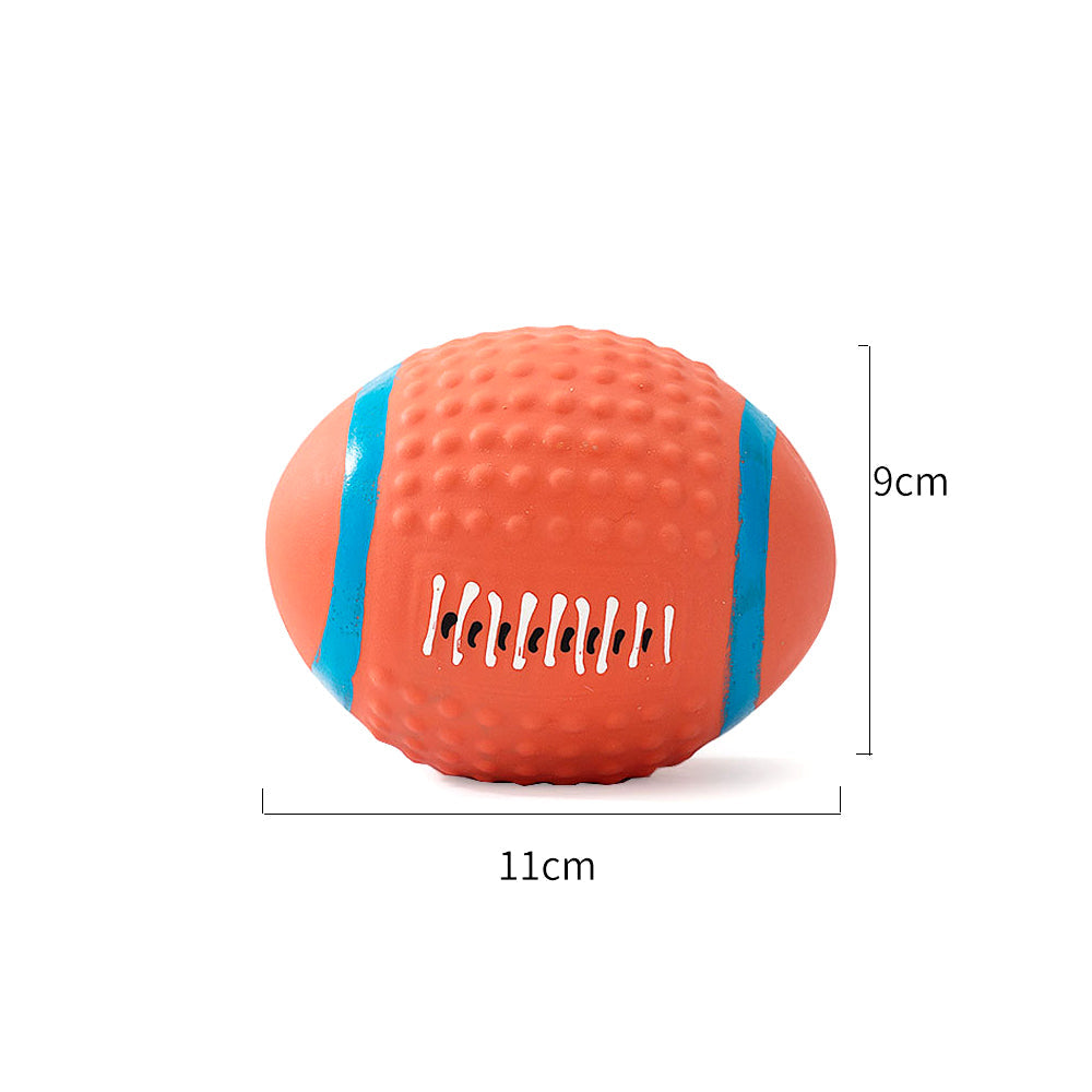 Squeaky Latex Dog Toy Ball
