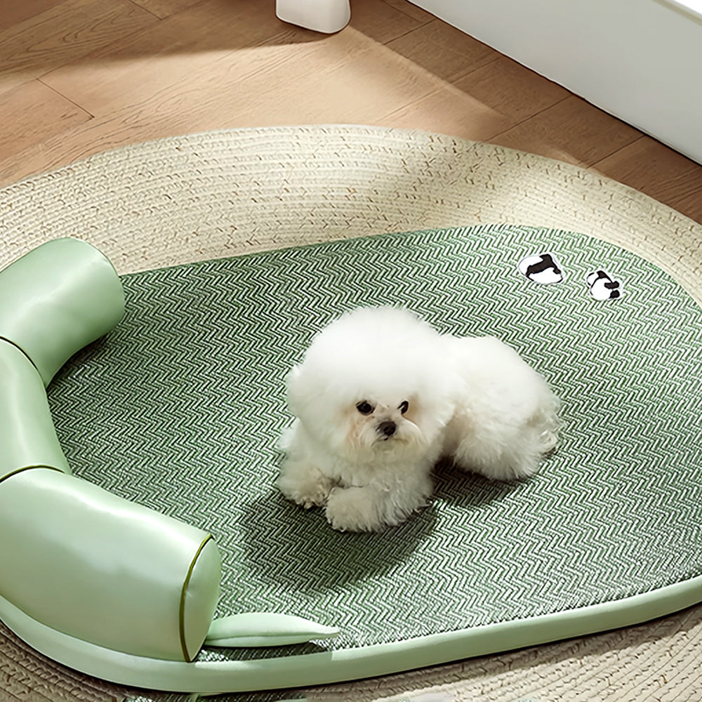 Summer Cooling Sofa Bed with Raised Neck Pillow