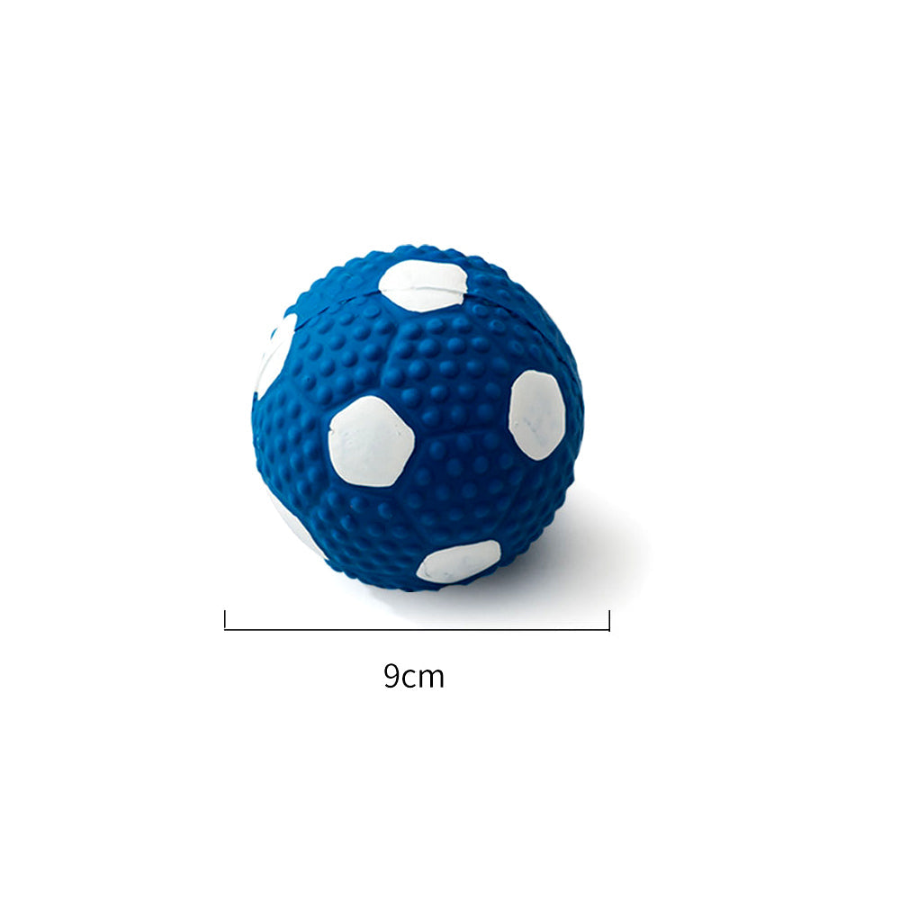 Squeaky Latex Dog Toy Ball