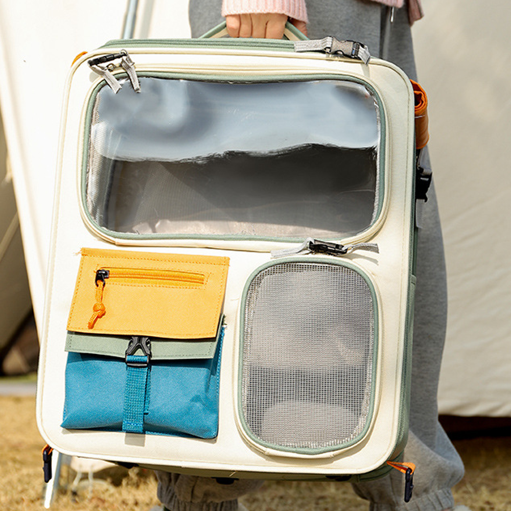 ZalloPaws Pet Carrier Trolley Bag