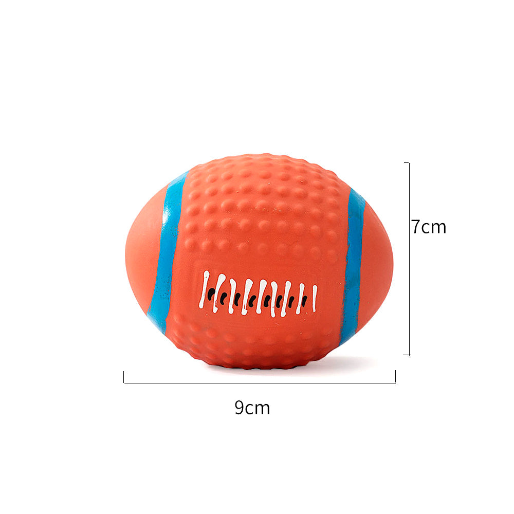 Squeaky Latex Dog Toy Ball
