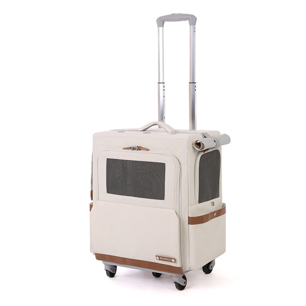 Large Oxford Fabric Pet Backpack & Trolley Case